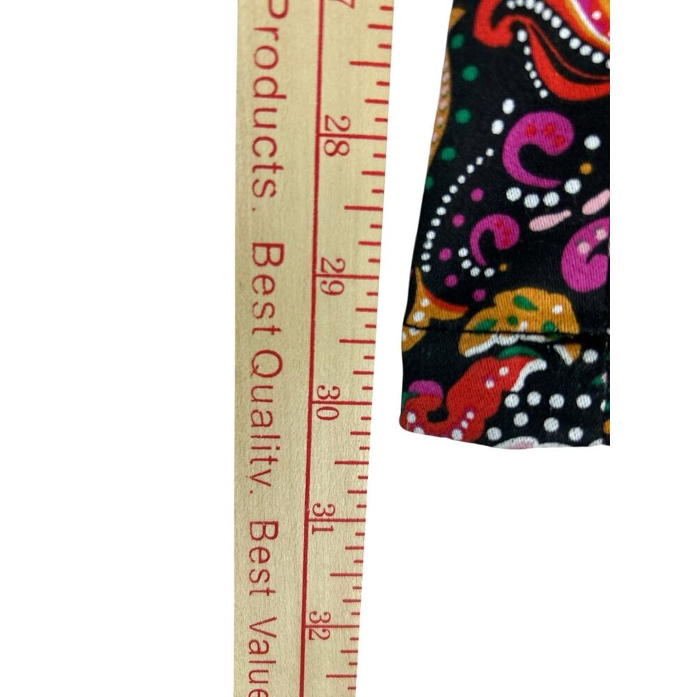 Croft & Barrow Pants Women 16 Floral Colorful Paisley Stretch Pull-On -NWT - Picture 7 of 12